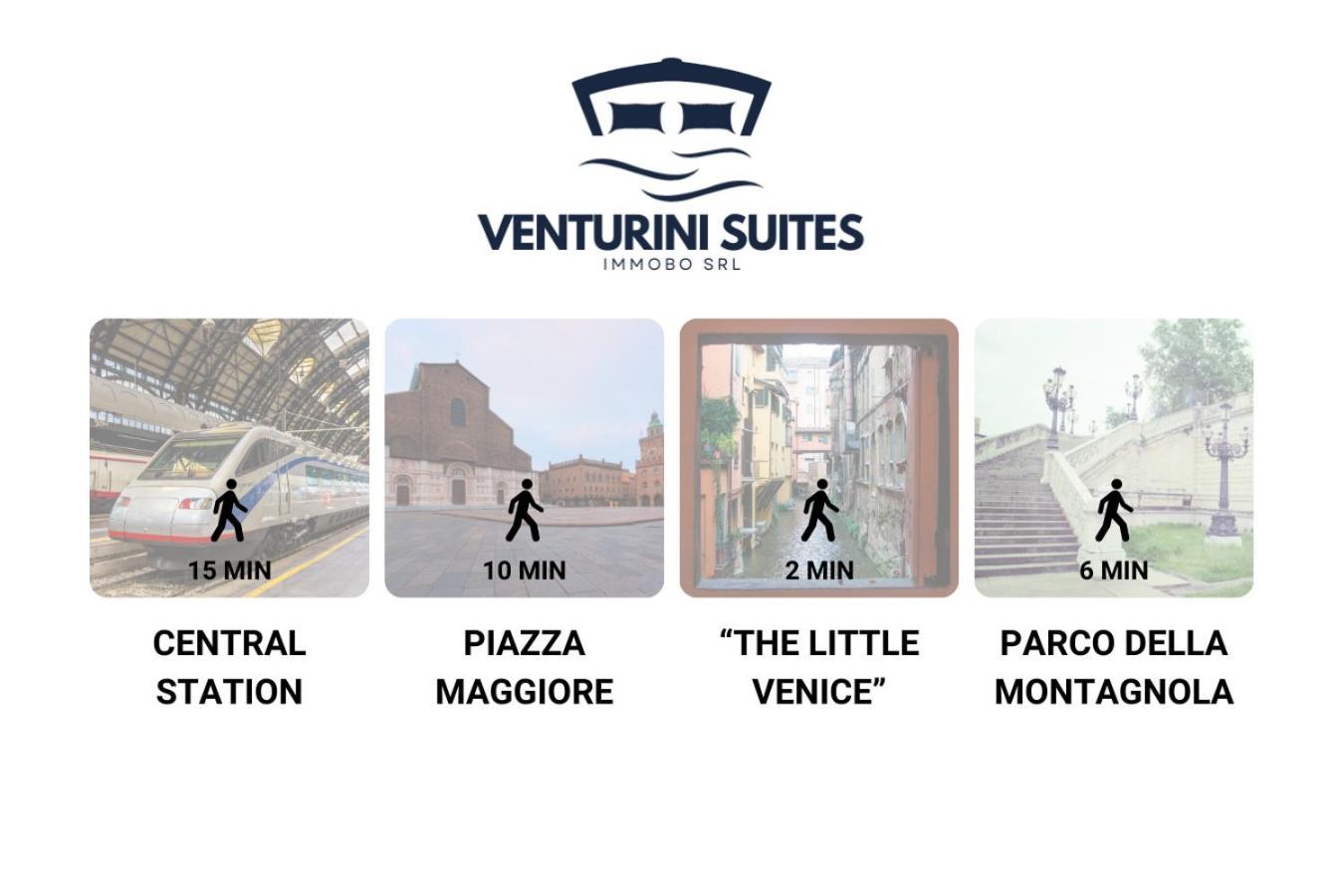 New - Venturini Suites In Bologna Centre ภายนอก รูปภาพ
